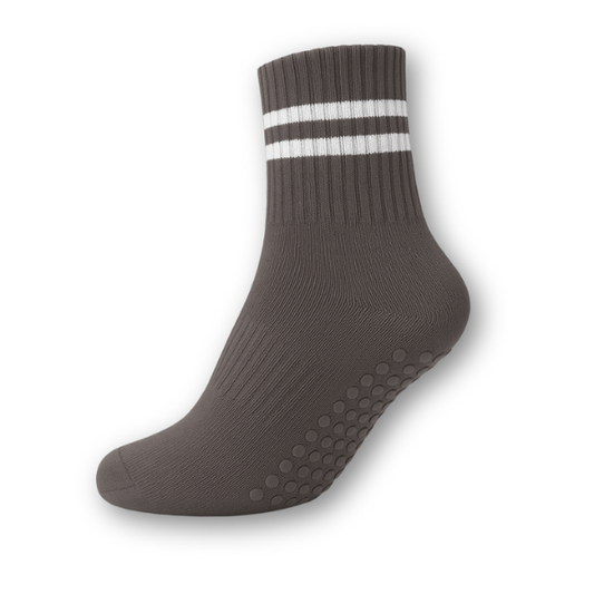 Pilates 2 Bar Non Slip Grip Socks
