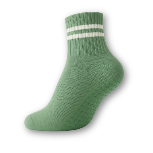 Pilates 2 Bar Non Slip Grip Socks