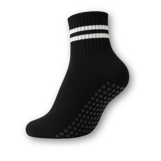 Pilates 2 Bar Non Slip Grip Socks