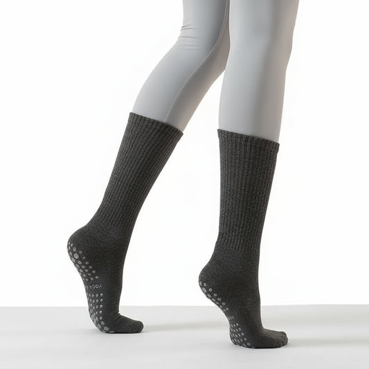 Long Tube Yoga and Pilates Socks for Autumn and Winter