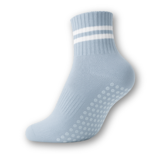 Pilates 2 Bar Non Slip Grip Socks