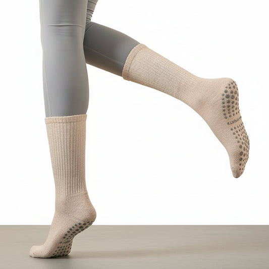 Long Tube Yoga and Pilates Socks for Autumn and Winter