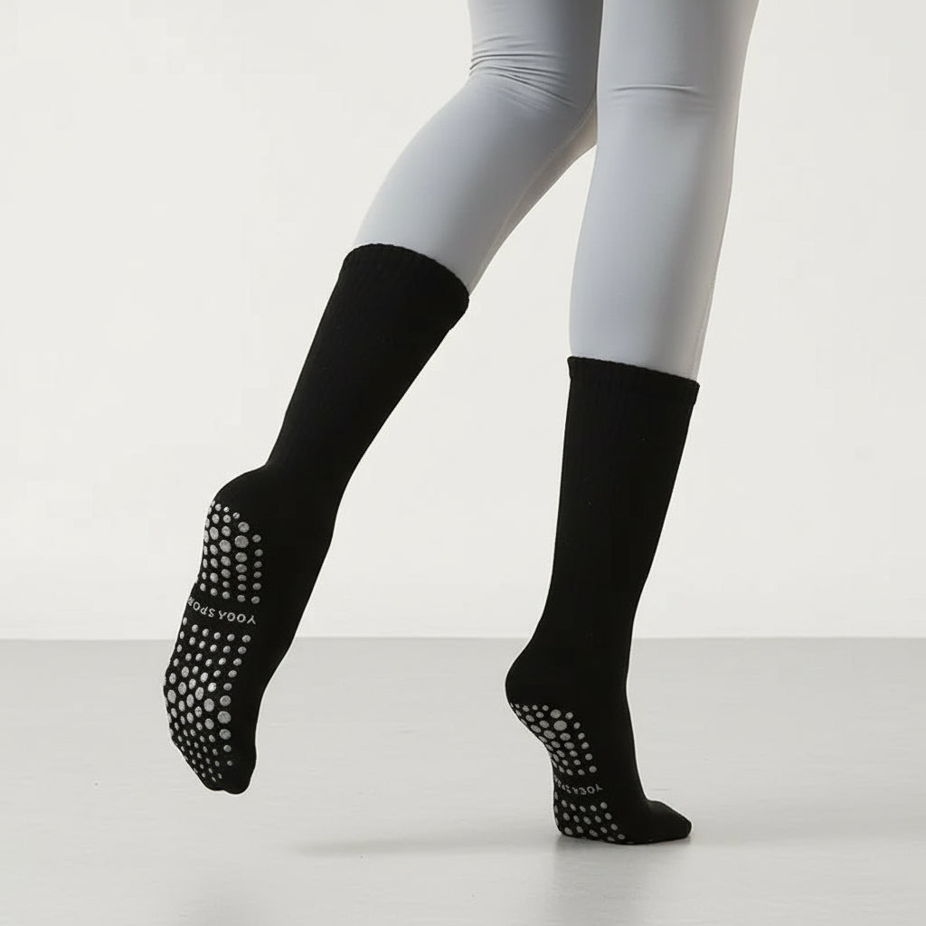 Long Tube Yoga and Pilates Socks for Autumn and Winter