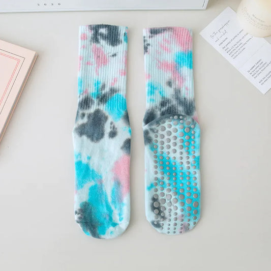 Cotton Calf Non-slip Yoga Socks