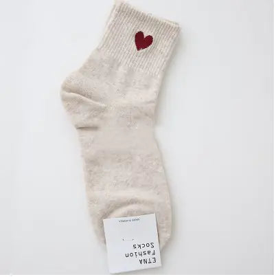 Mid-Calf Cotton Sports Socks