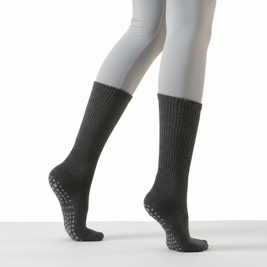 Long Tube Yoga and Pilates Socks for Autumn and Winter
