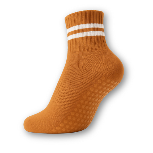 Pilates 2 Bar Non Slip Grip Socks