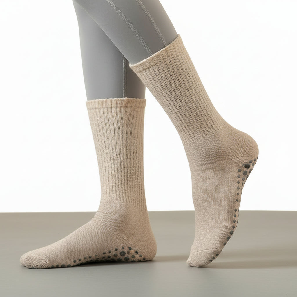 Long Tube Yoga and Pilates Socks for Autumn and Winter