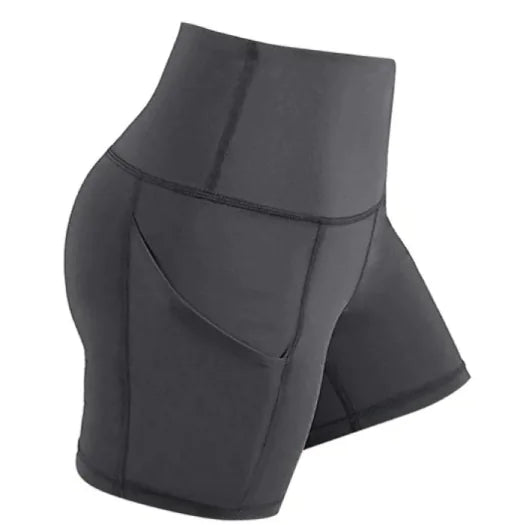 High Rise Yoga Pocket Shorts