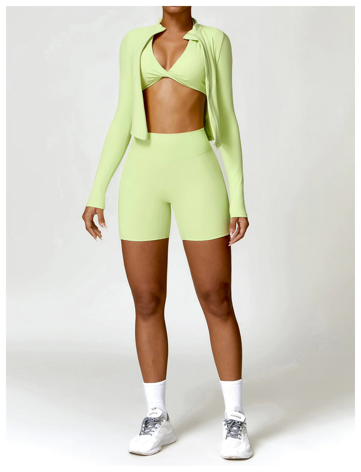 Define Cropped Yoga Jacket