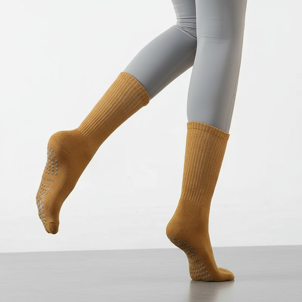 Long Tube Yoga and Pilates Socks for Autumn and Winter