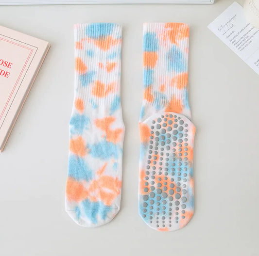 Cotton Calf Non-slip Yoga Socks