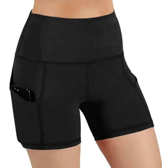High Rise Yoga Pocket Shorts