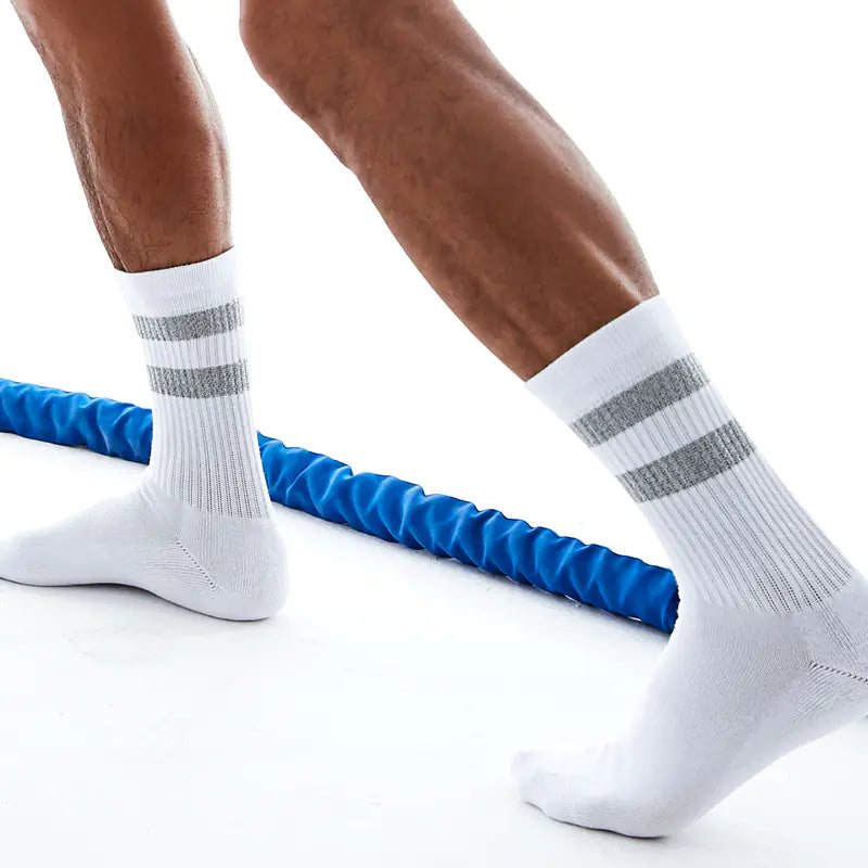 Sockkon Men's Mid-Calf Reflective Running Socks